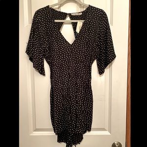 NWT Abercrombie & Fitch Open Back Romper